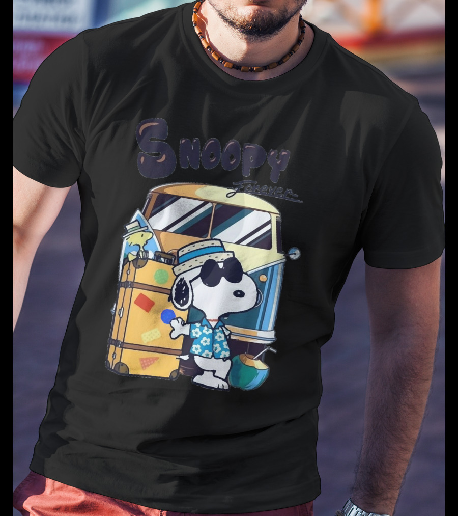Snoopy Forever Vintage Travel Adventure T-Shirt