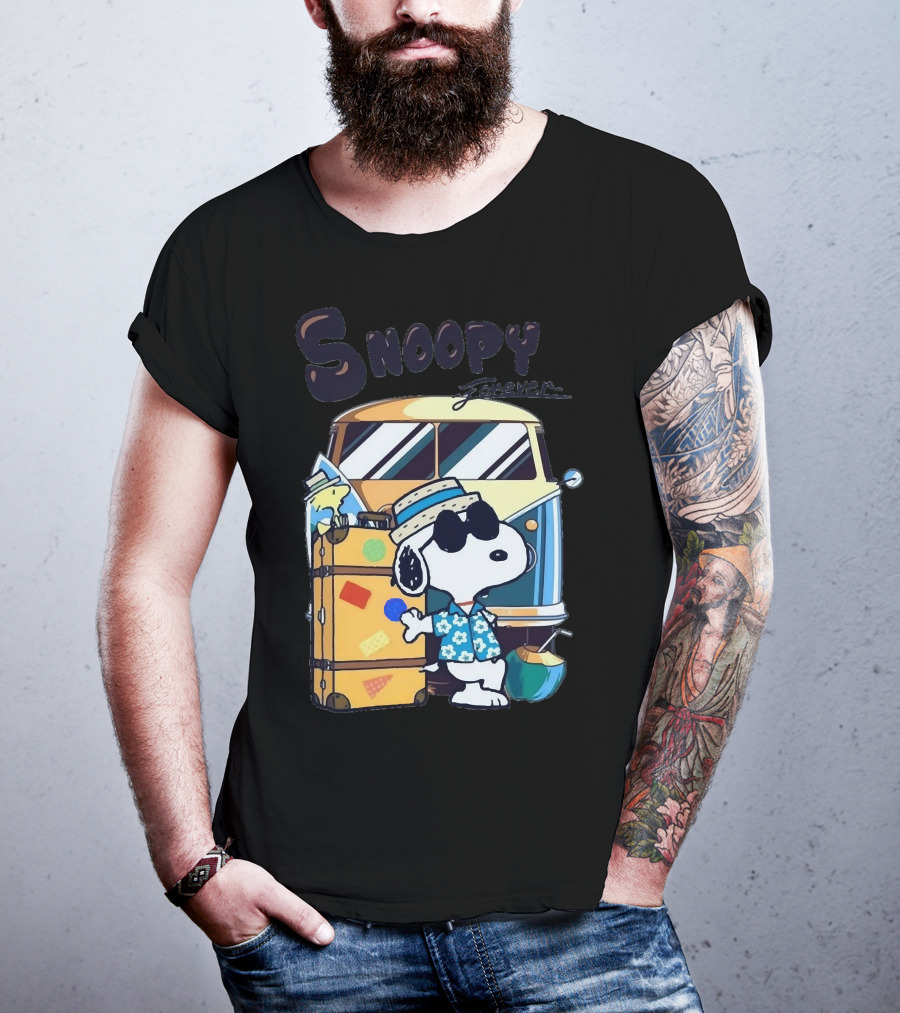 Snoopy Forever Vintage Travel Adventure T-Shirt