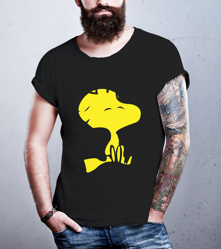 Woodstock Peanuts Cartoon Character Yellow Bird T-Shirt