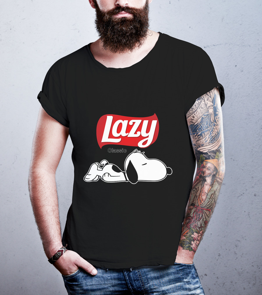 Lazy Classic Snoopy T-Shirt