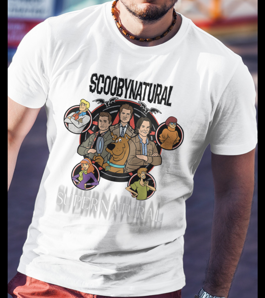 Scoobynatural Supernatural Parody Featuring Scooby Doo Cast And Characters T-Shirt
