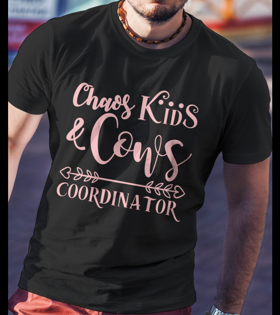 Chaos Kids And Cows Coordinator FunТee T-Shirt