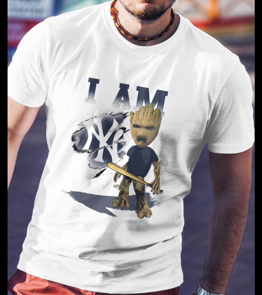 I Am New York Yankees Groot T-Shirt
