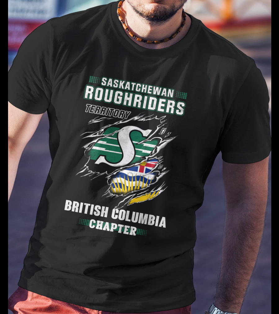 Saskatchewan Roughriders Territory British Columbia Chapter T-Shirt