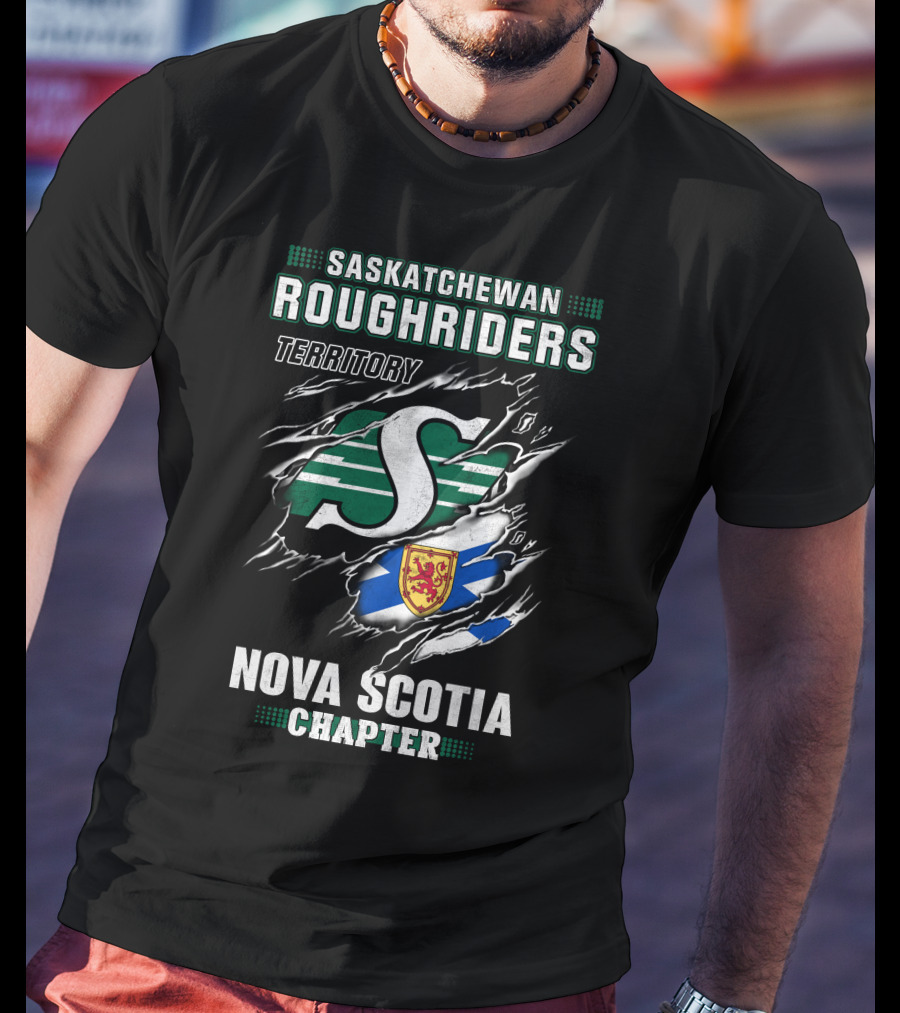 Saskatchewan Roughriders Territory Nova Scotia Chapter T-Shirt
