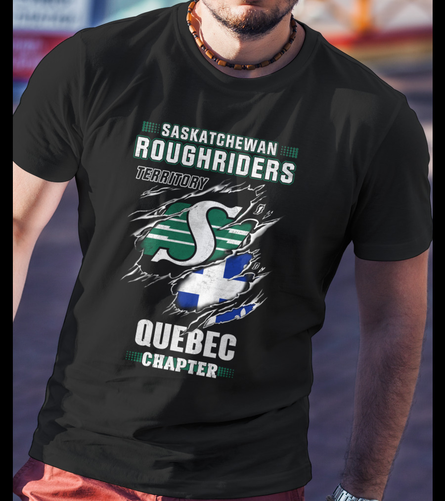 Saskatchewan Roughriders Territory Quebec Chapter T-Shirt