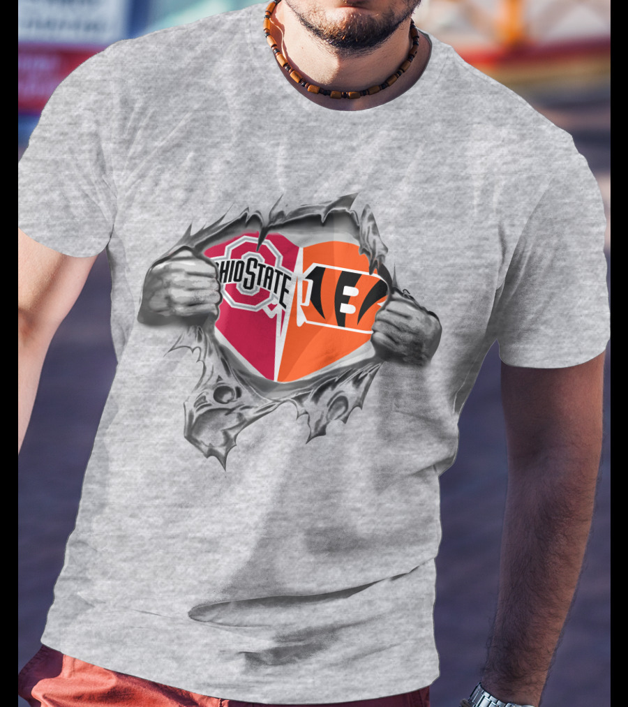 Ohio State Buckeyes Bengals It's In My Heart T-Shirt