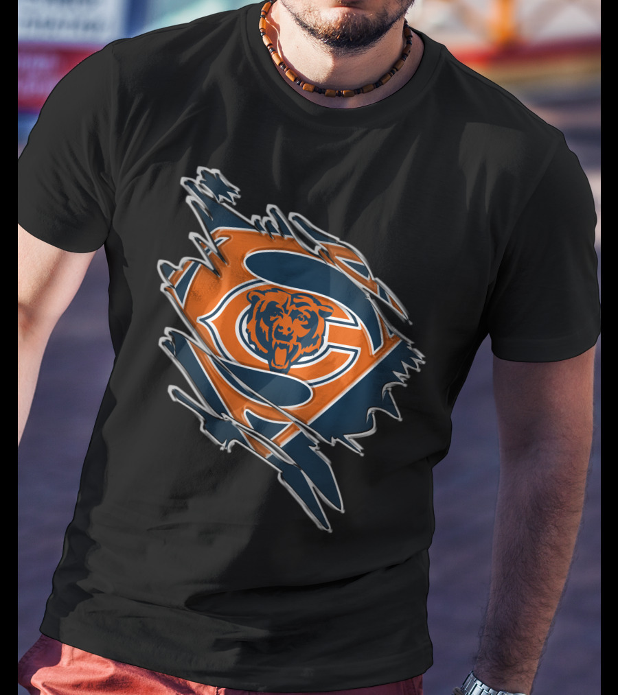 Chicago Bears Superman Logo Mashup T-Shirt