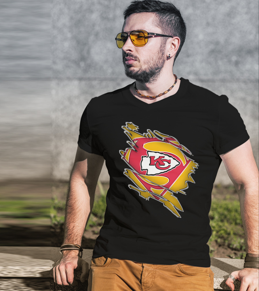 Kansas City Chiefs Super Logo Emblem T-Shirt