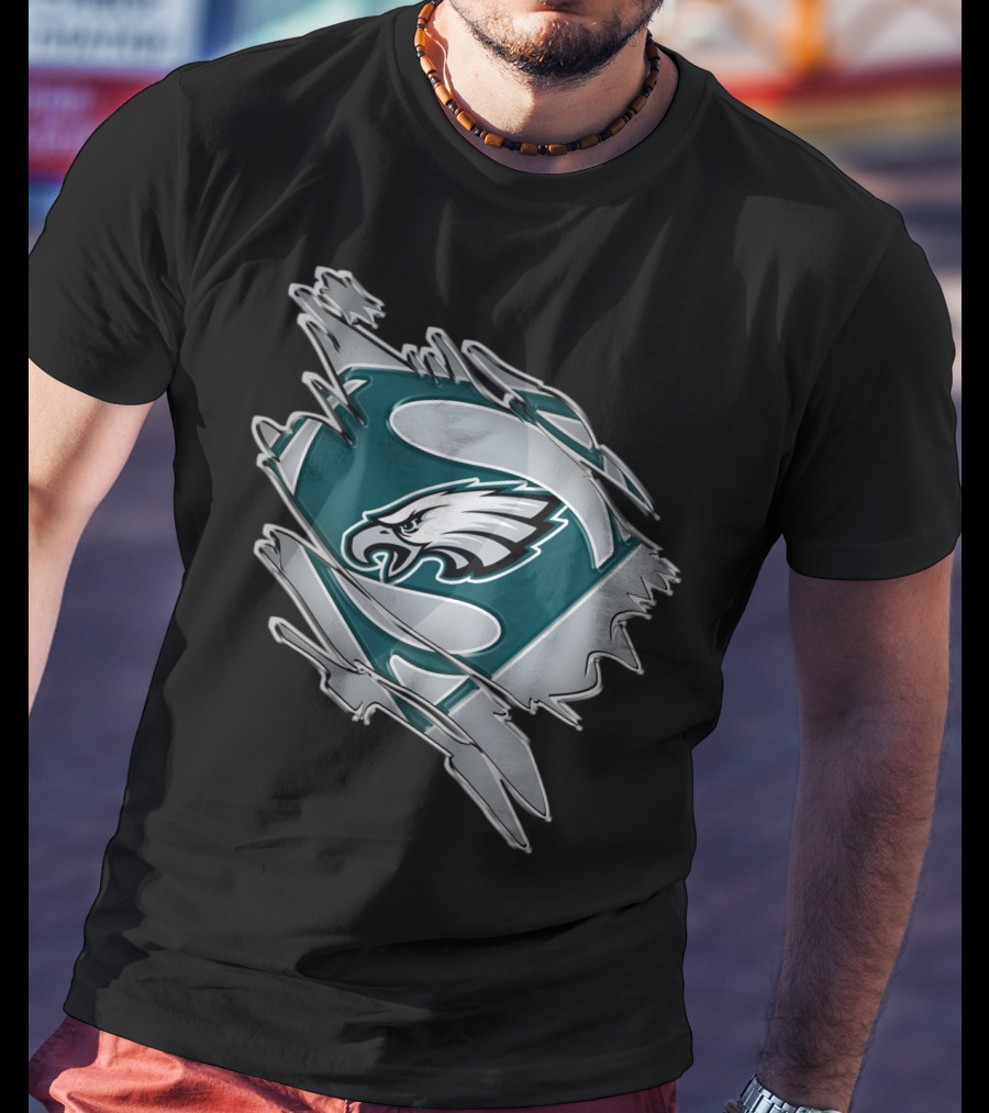 Philadelphia Eagles Super Logo Emblem T-Shirt