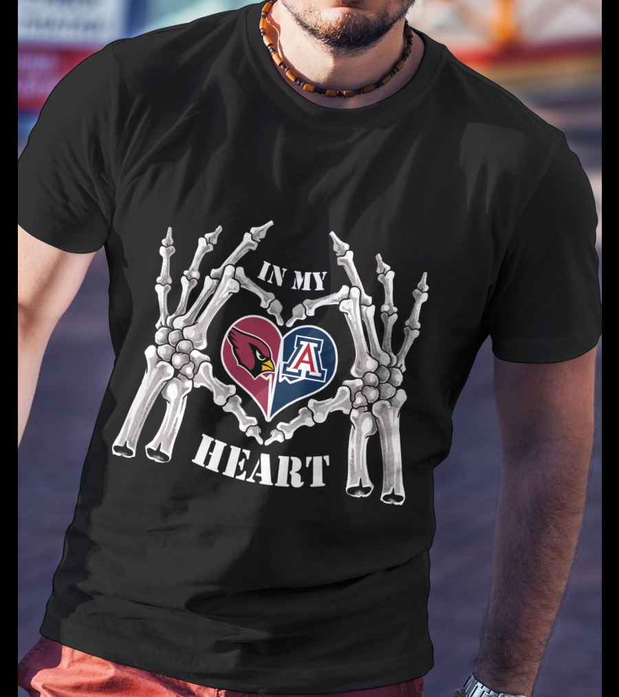 Cardinals Arizona Wildcats In My Heart T-Shirt