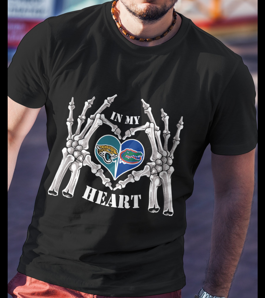 In My Heart Jaguars Gators T-Shirt
