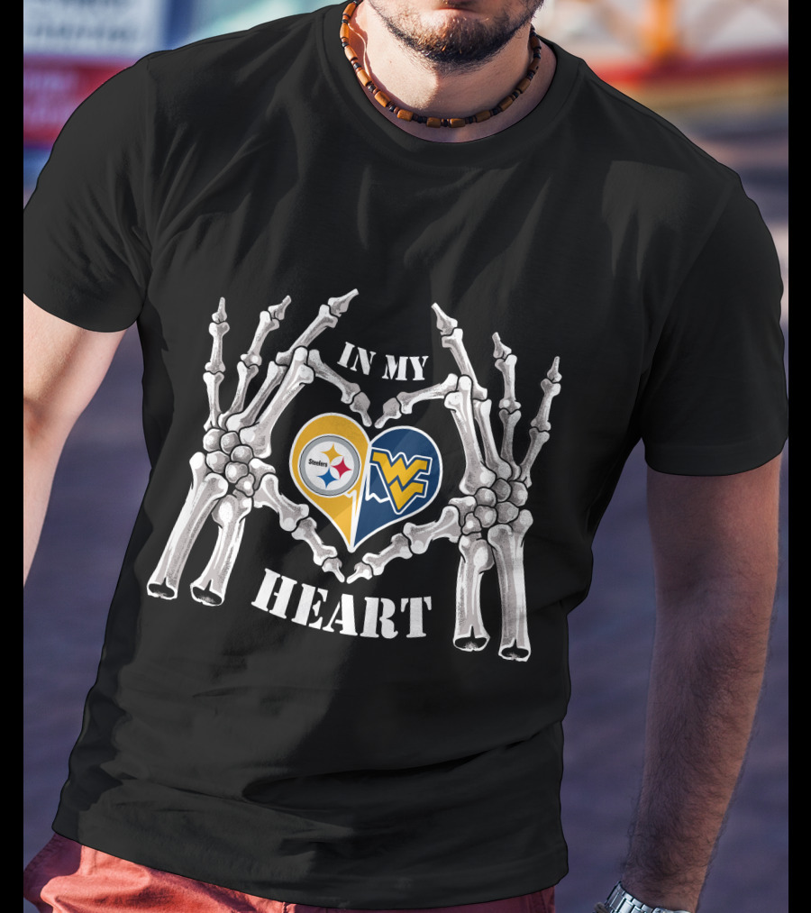 In My Heart Steelers Mountaineers T-Shirt