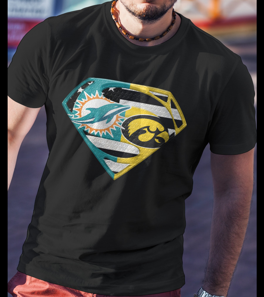 Miami Dolphins Iowa Hawkeyes Super T-Shirt
