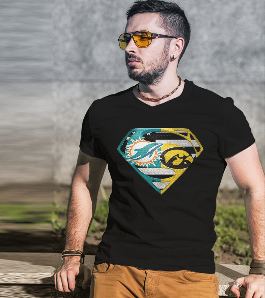 Miami Dolphins Iowa Hawkeyes Super T-Shirt