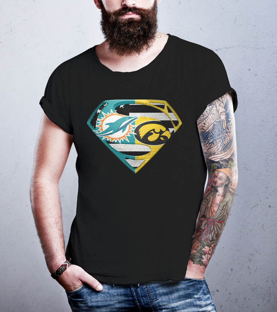 Miami Dolphins Iowa Hawkeyes Super T-Shirt