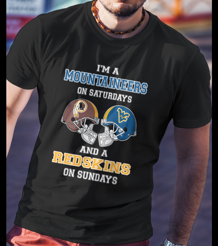 Mountaineers Saturdays Redskins Sundays T-Shirt