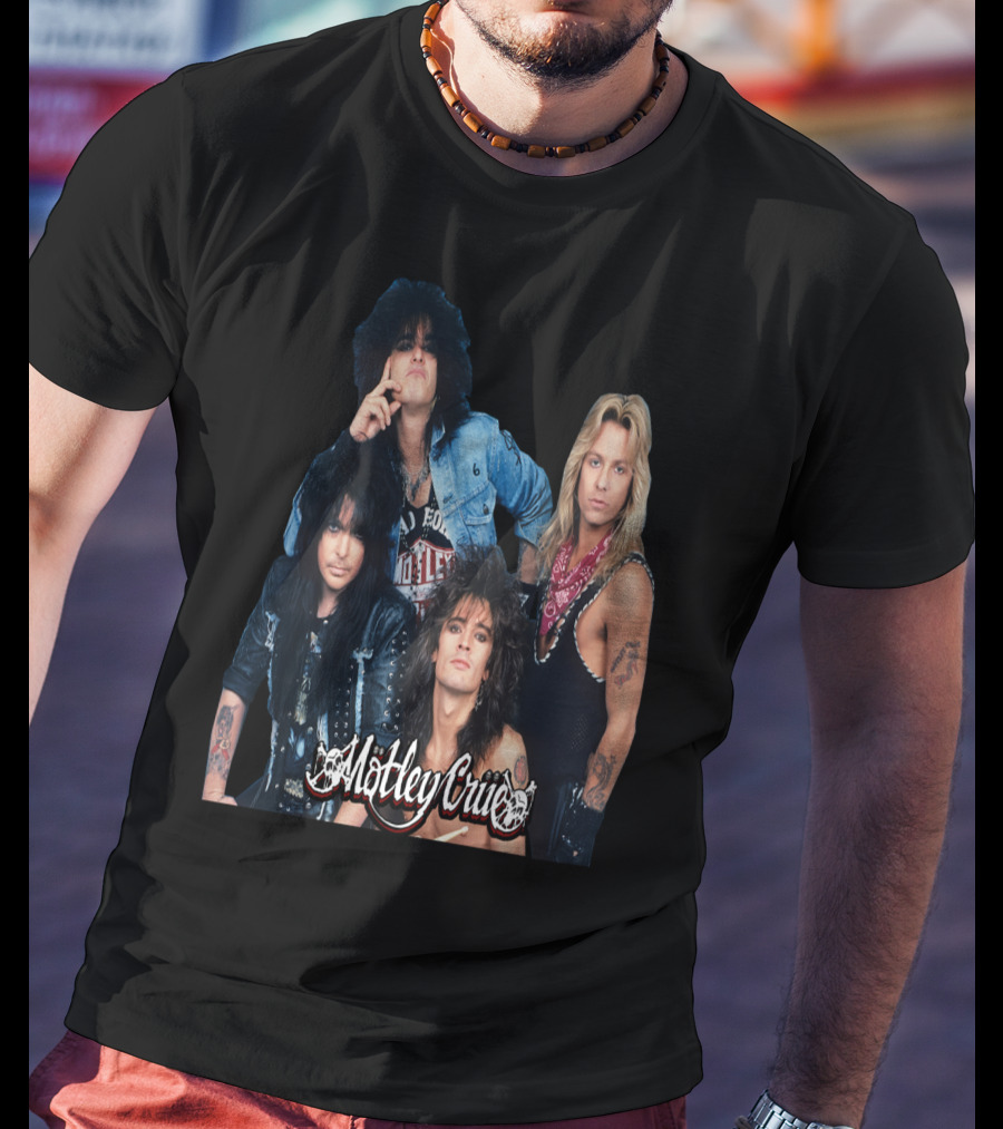 Motley Crue Band Members Photo T-Shirt