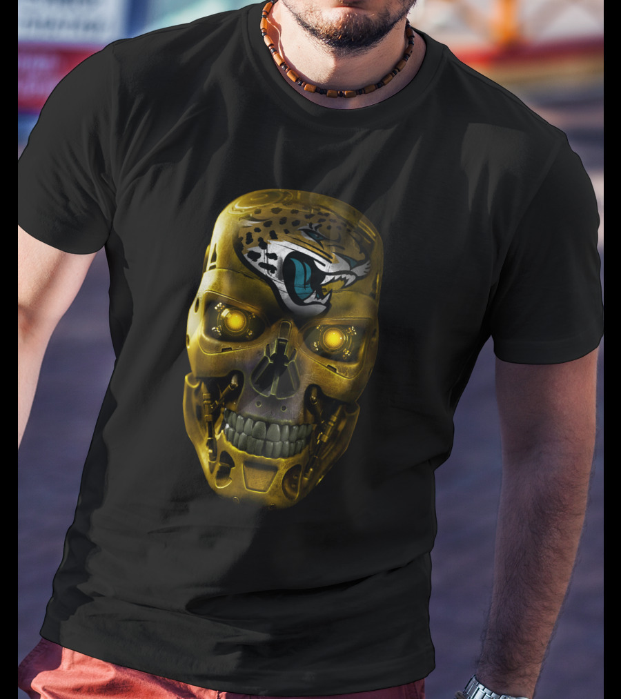 Terminator Skull Jaguars T-Shirt