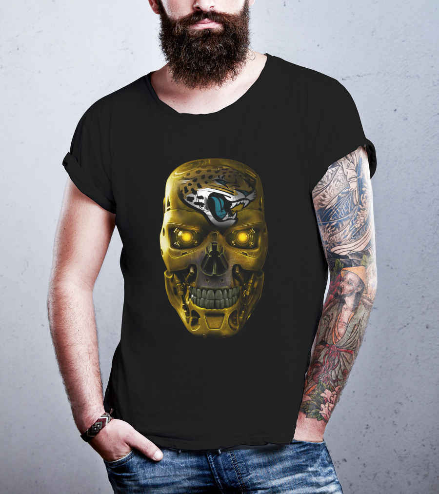 Terminator Skull Jaguars T-Shirt