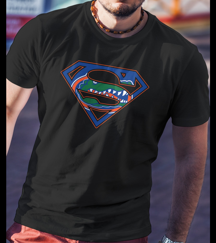 Superman Gators Florida Gators Logo Mashup T-Shirt