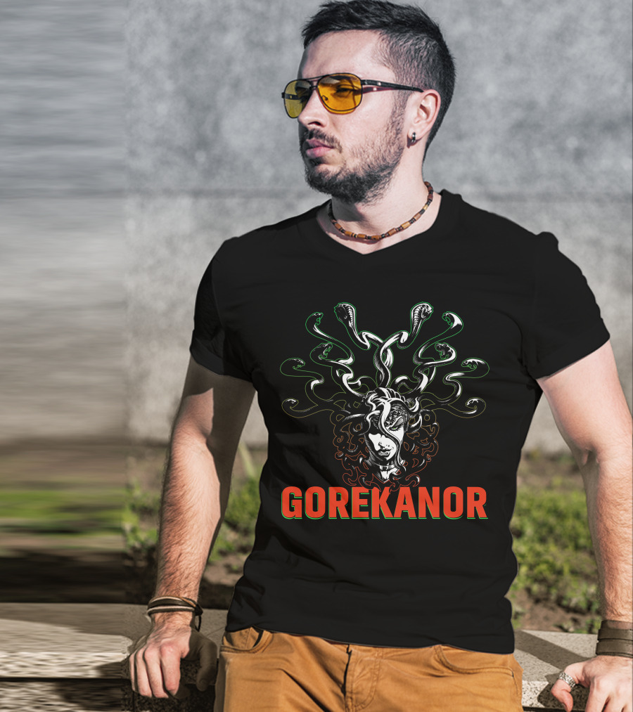 Gorekanor Medusa Snake Hair T-Shirt