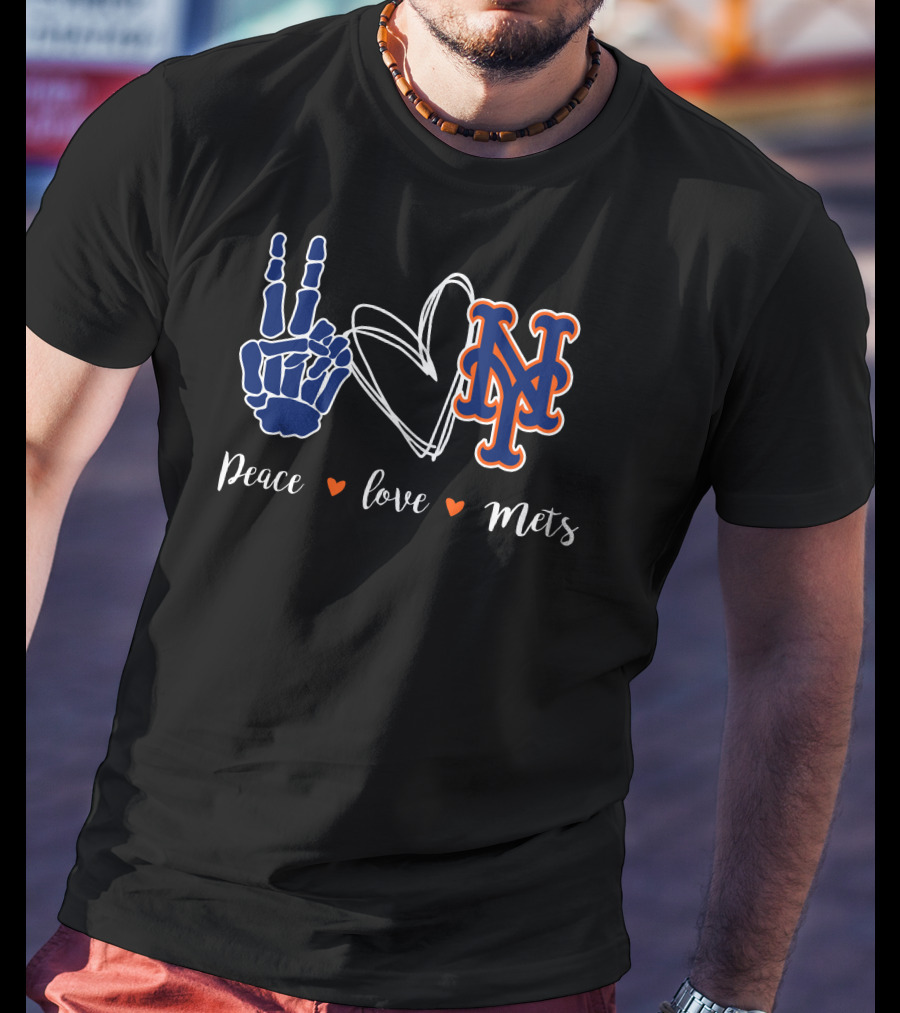 Peace Love New York Mets T-Shirt