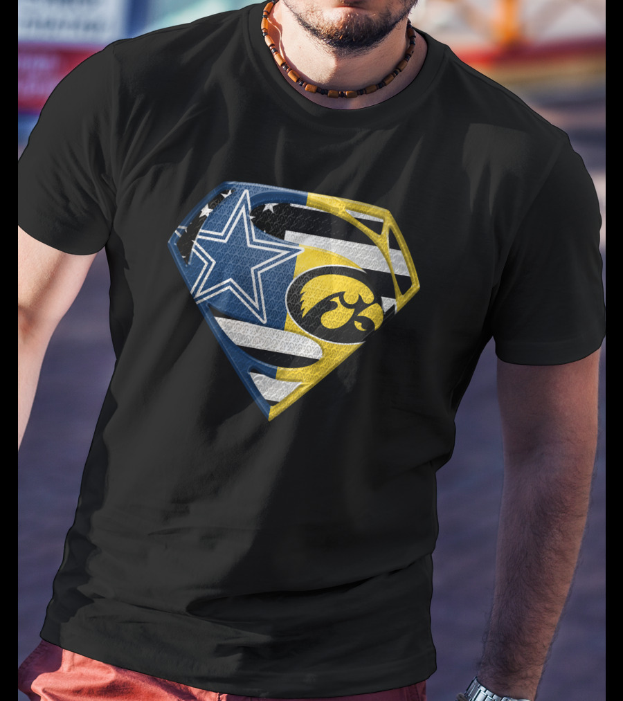 Cowboys Wildcats Superman Iowa T-Shirt
