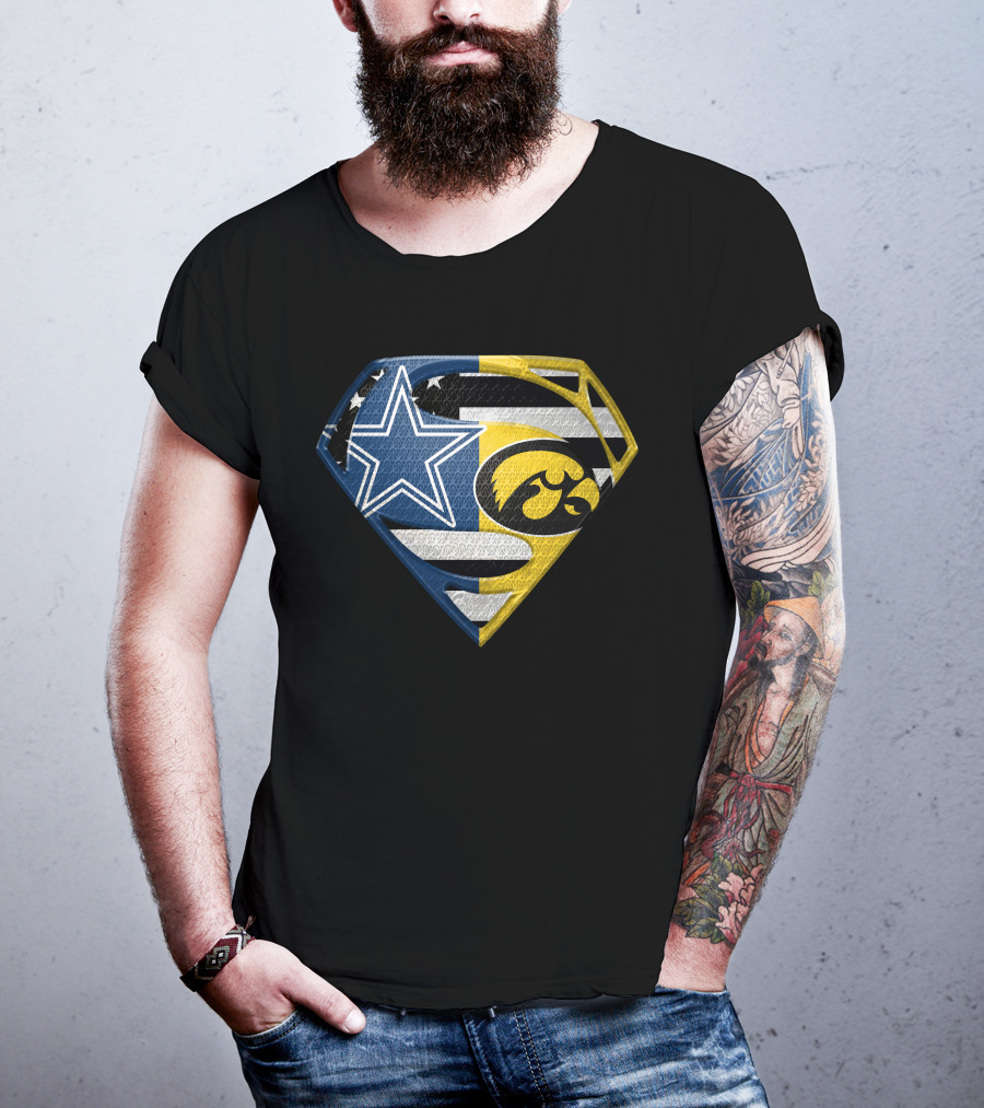 Cowboys Wildcats Superman Iowa T-Shirt