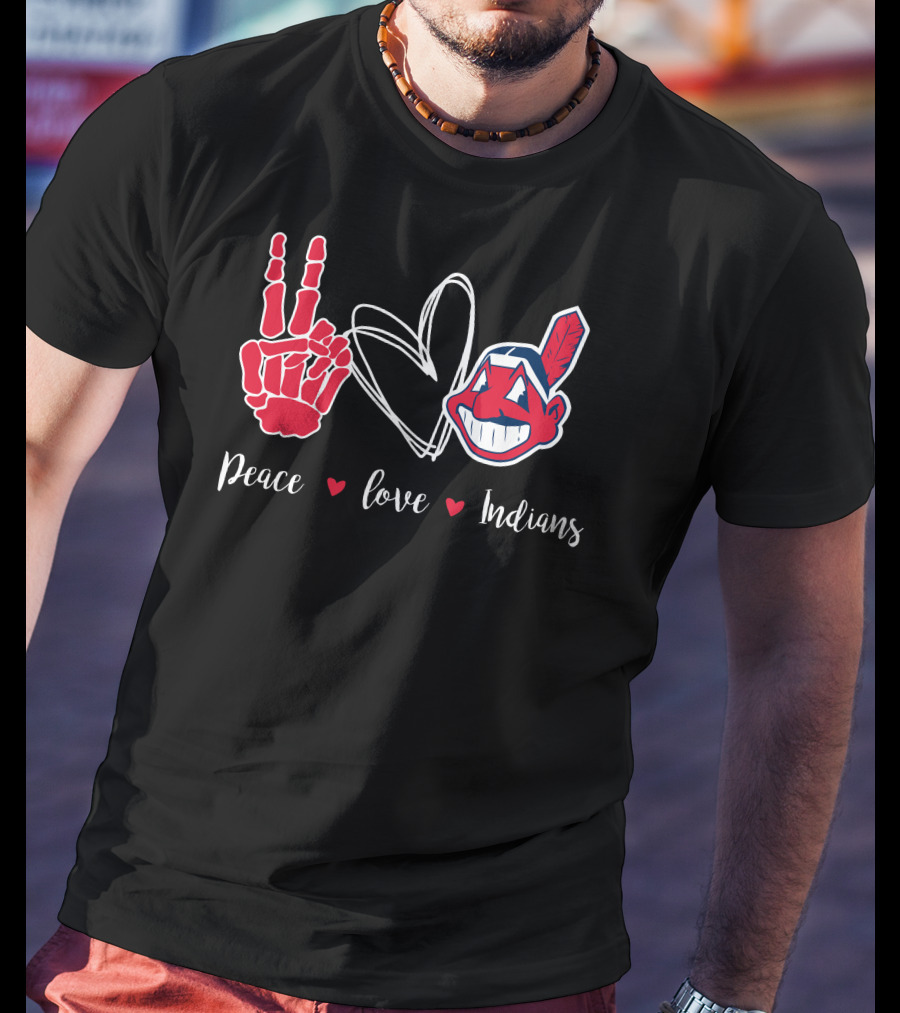 Peace Love Indians T-Shirt