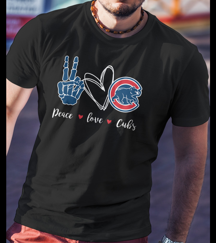 Peace Love Cubs T-Shirt