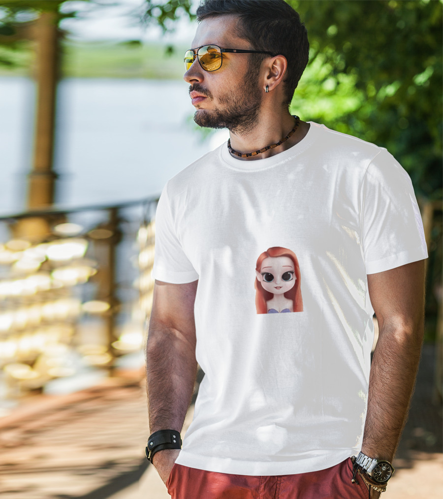 Olivia Somersille Ariel Disney Princess Style Doll T-Shirt