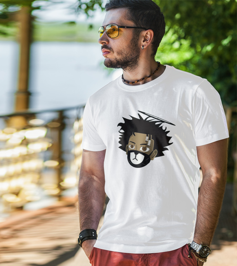 Bape Masked Character Halo Icon Brown Eyes T-Shirt
