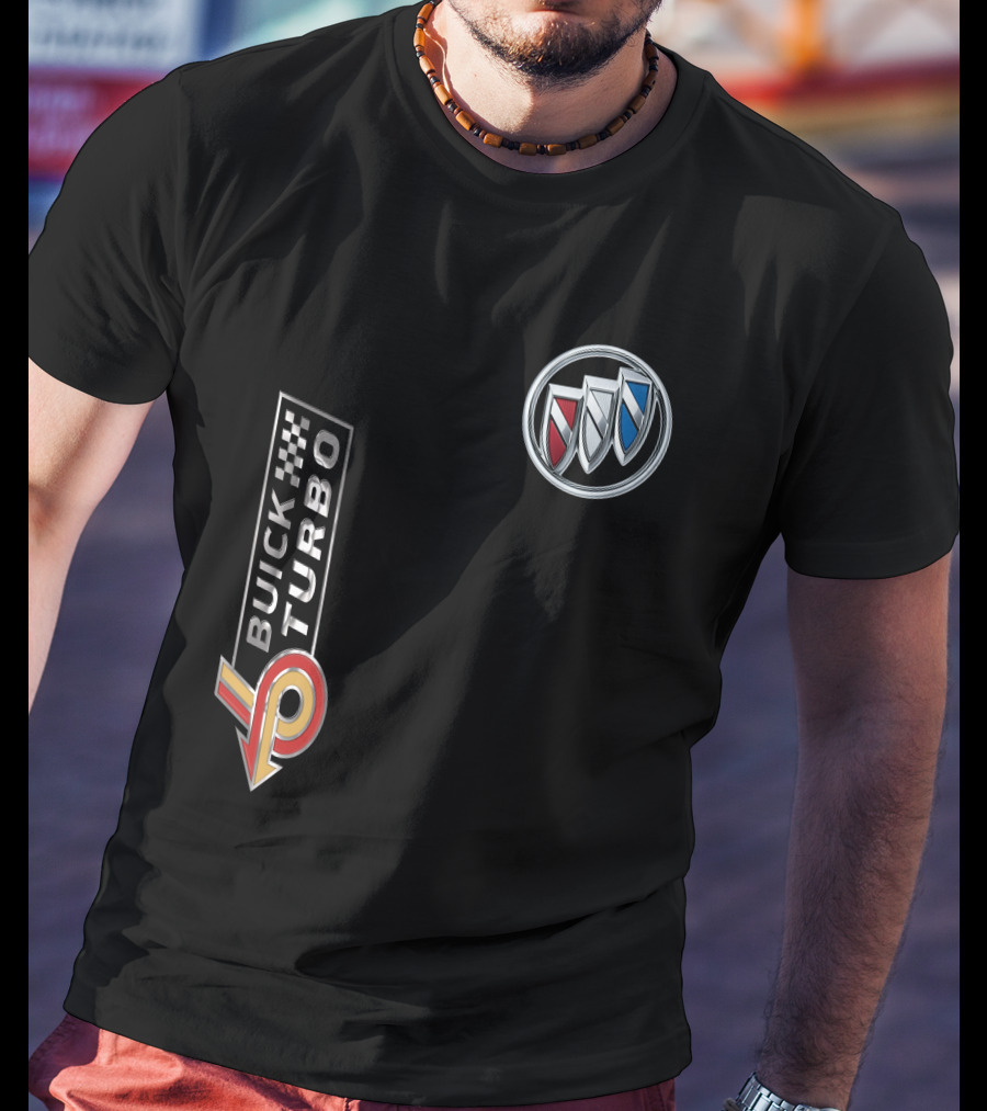 BUICK TURBO Logo With Tri-Shield Emblem T-Shirt