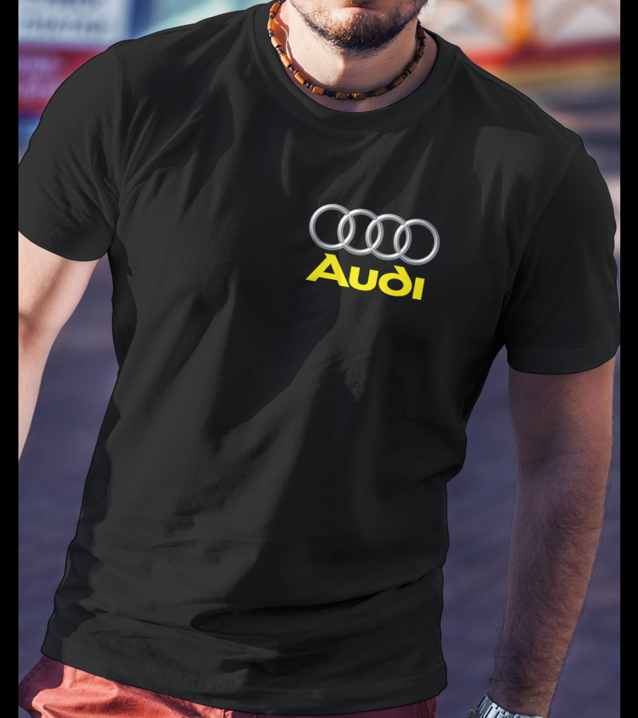 Audi Logo Iconic Four Rings T-Shirt