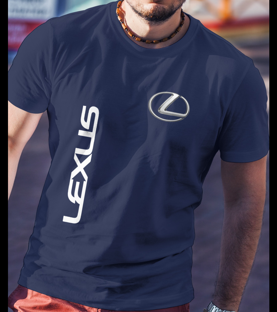LEXUS Logo Icon Blue Background T-Shirt