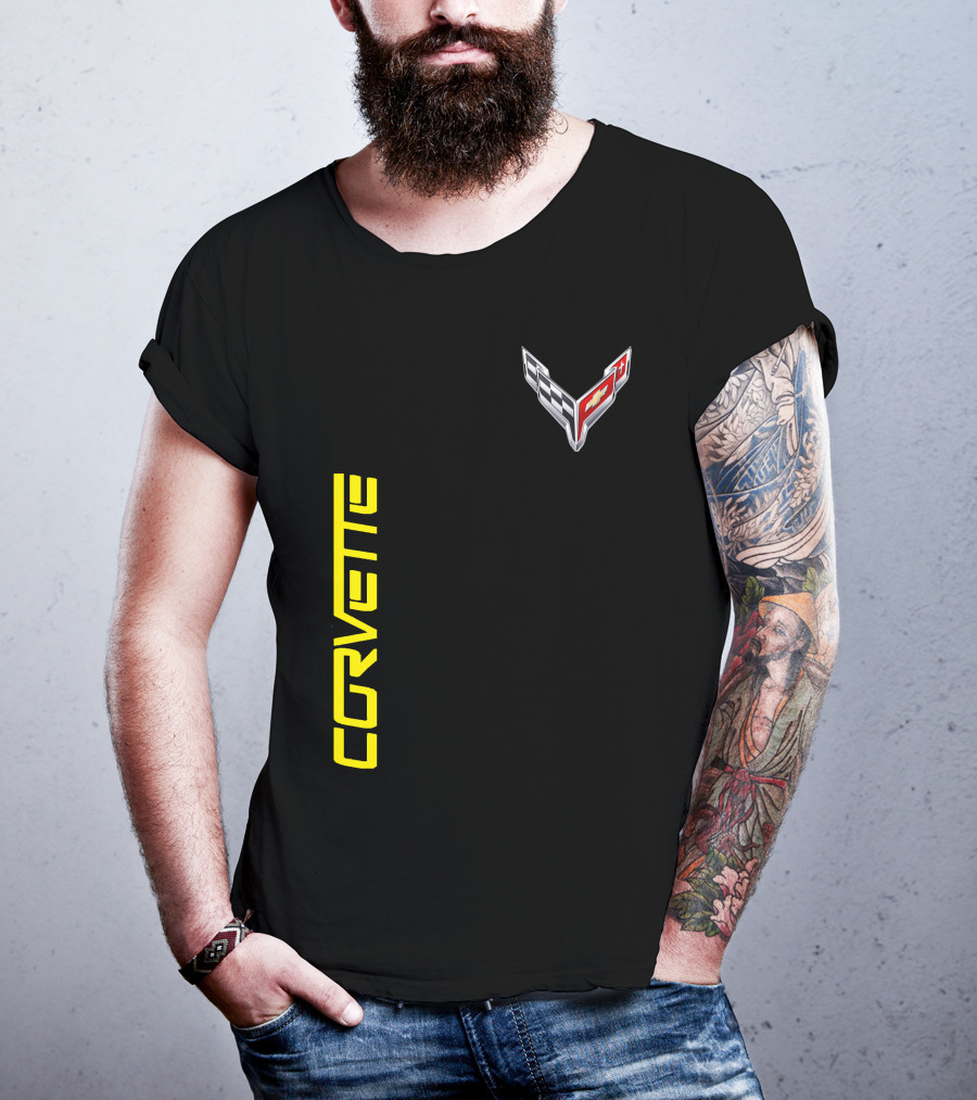 CORVETTE Racing Flag Emblem T-Shirt