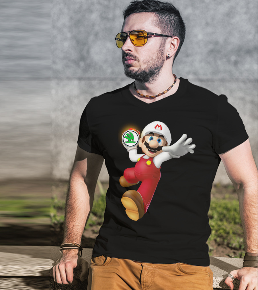 Mario Holding SKODA Emblem T-Shirt