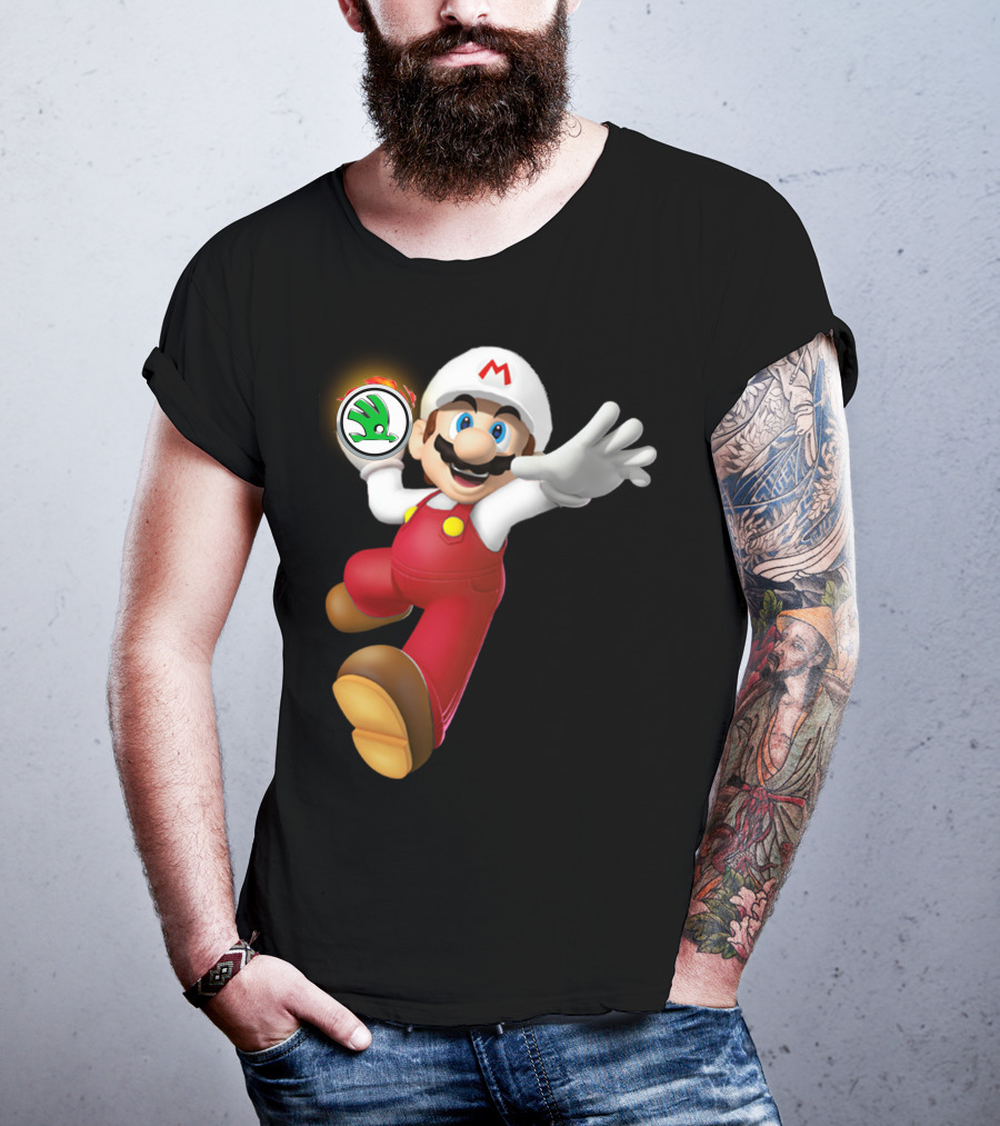 Mario Holding SKODA Emblem T-Shirt