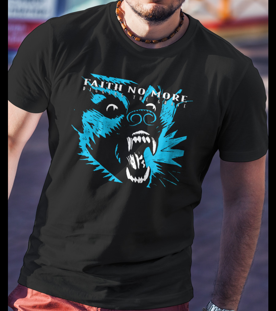 FAITH NO MORE Digging The Grave Blue T-Shirt
