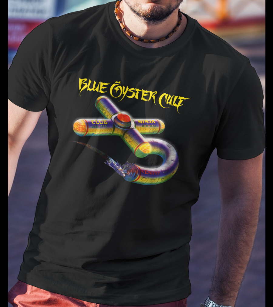 Blue Öyster Cult Club Ninja 1985 Album T-Shirt
