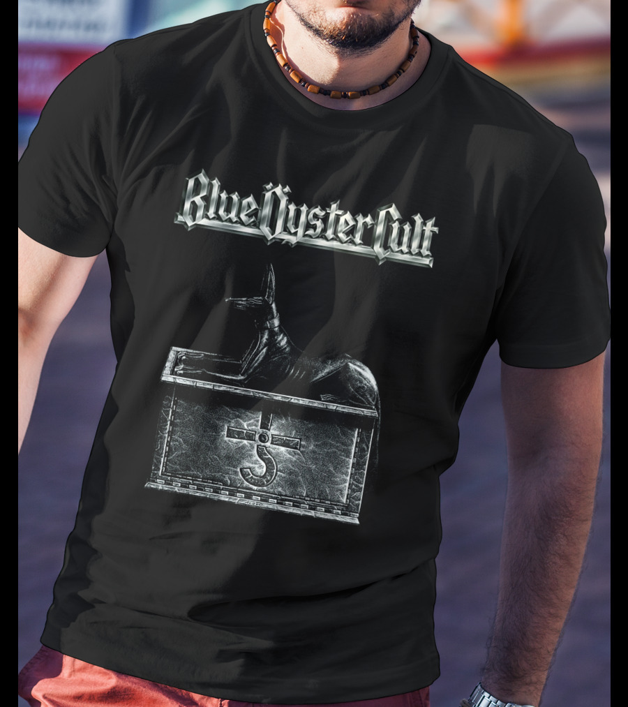 Blue Öyster Cult Anubis Symbol And Trunk T-Shirt