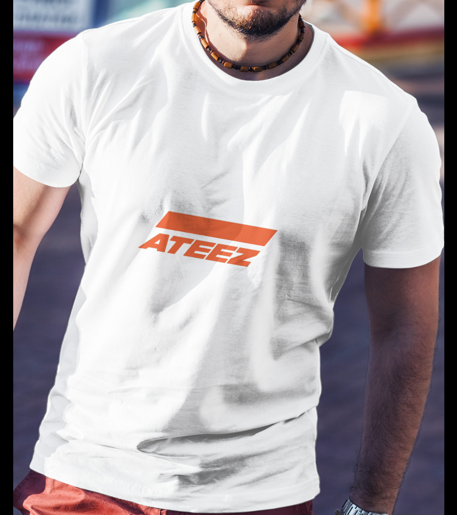 ATEEZ Orange Logo Fandom Merchandise T-Shirt
