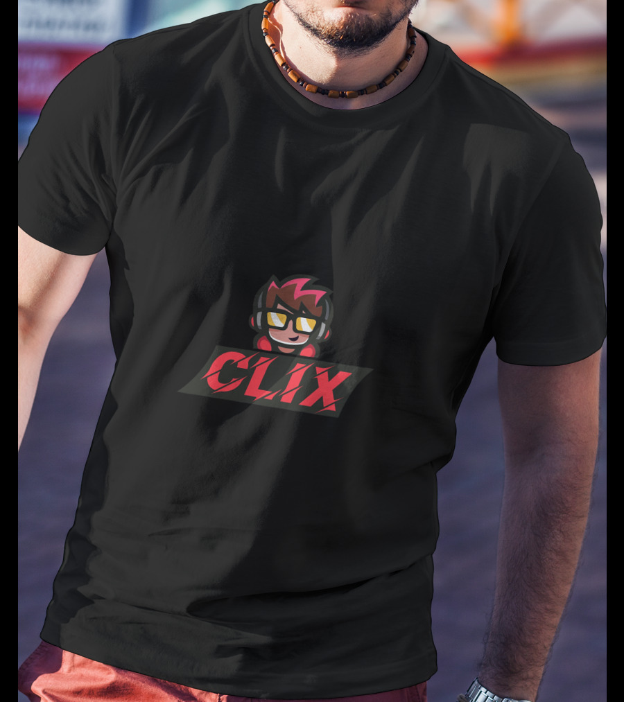 Clix Gamer Headphones Cartoon T-Shirt
