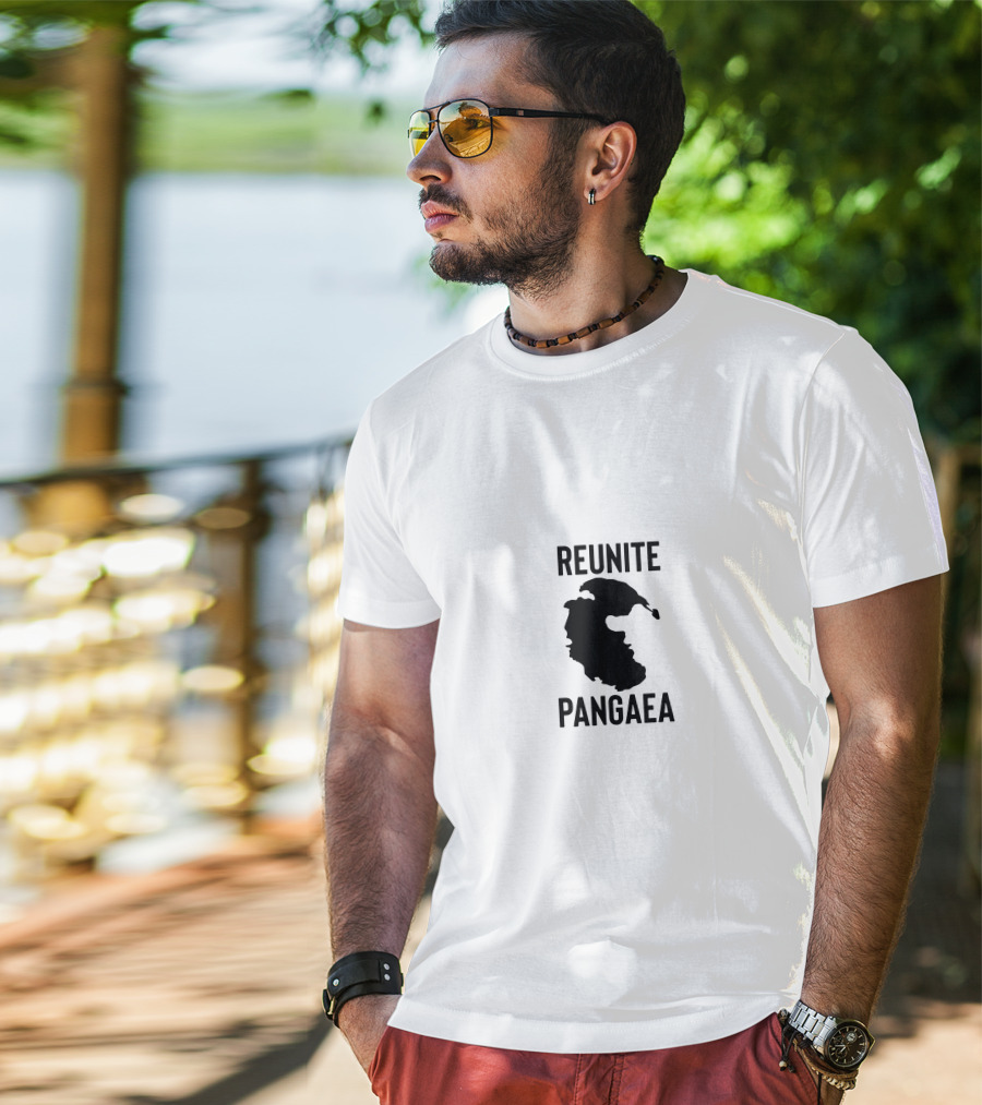 Reunite Pangaea Earth Continental Unity Movement T-Shirt