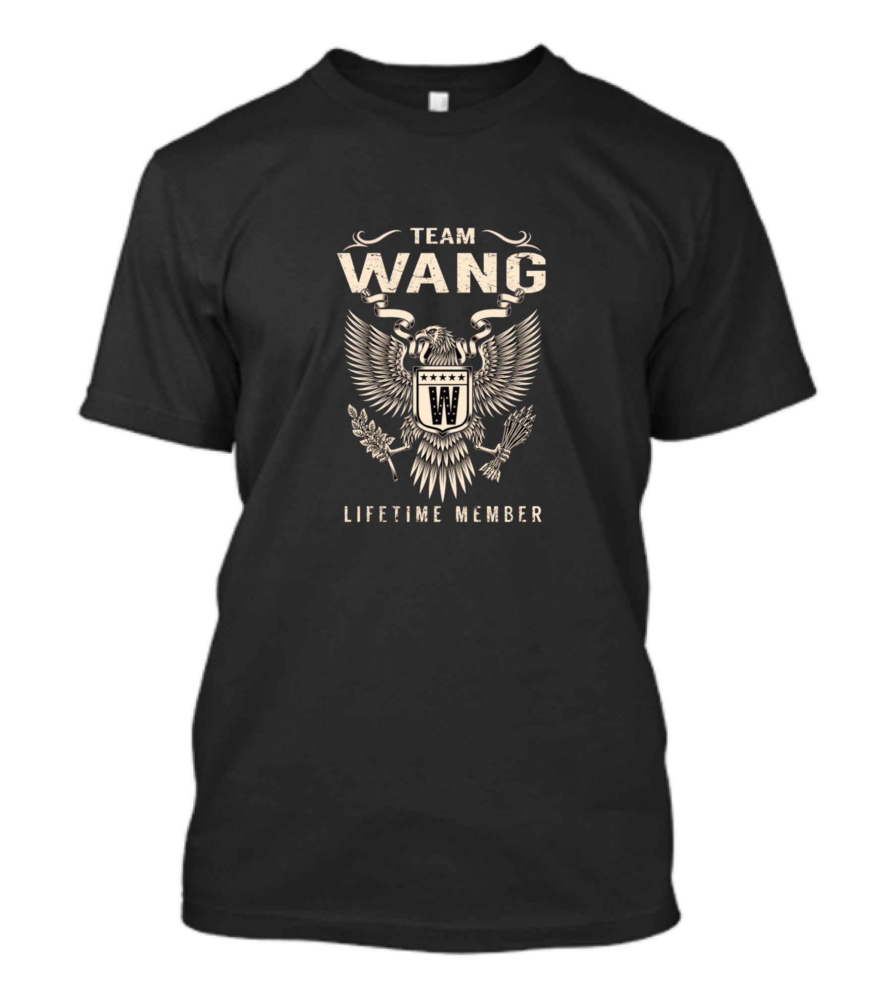 Team Wang Lifetime Member Winged Emblem T-Shirt