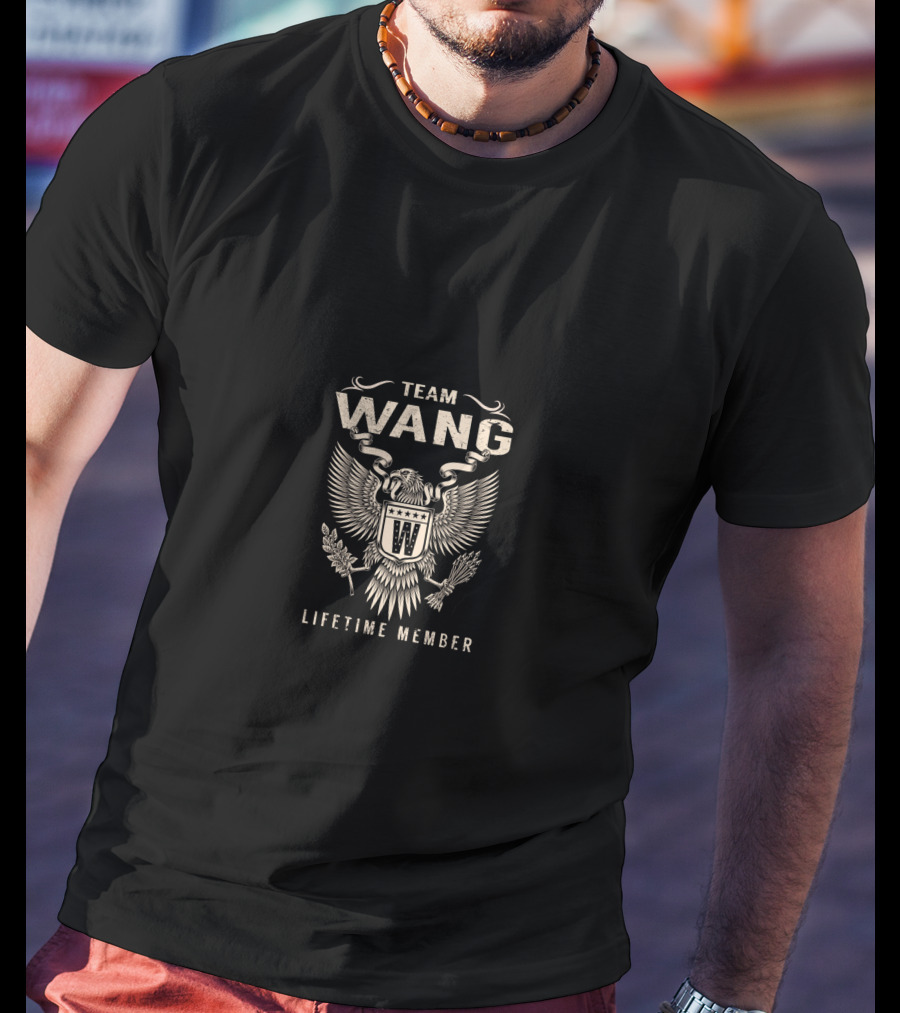 Team Wang Lifetime Member Winged Emblem T-Shirt
