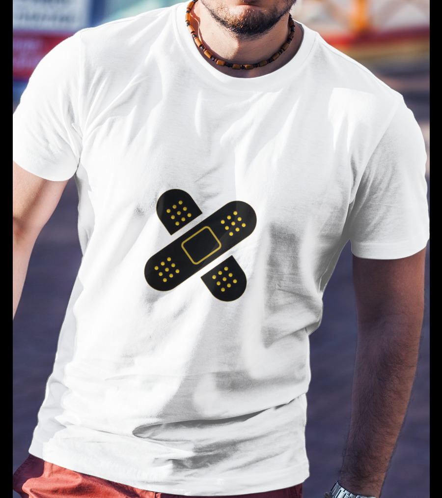 Mothica Bandaid Cross T-Shirt