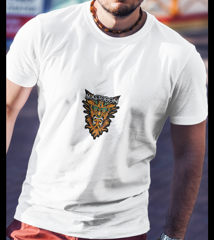 Mastodon Psychedelic Lion Head T-Shirt