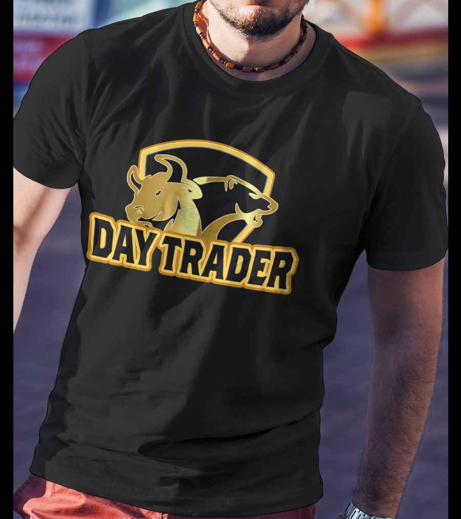Day Trader Bull And Bear Stock Forex T-Shirt